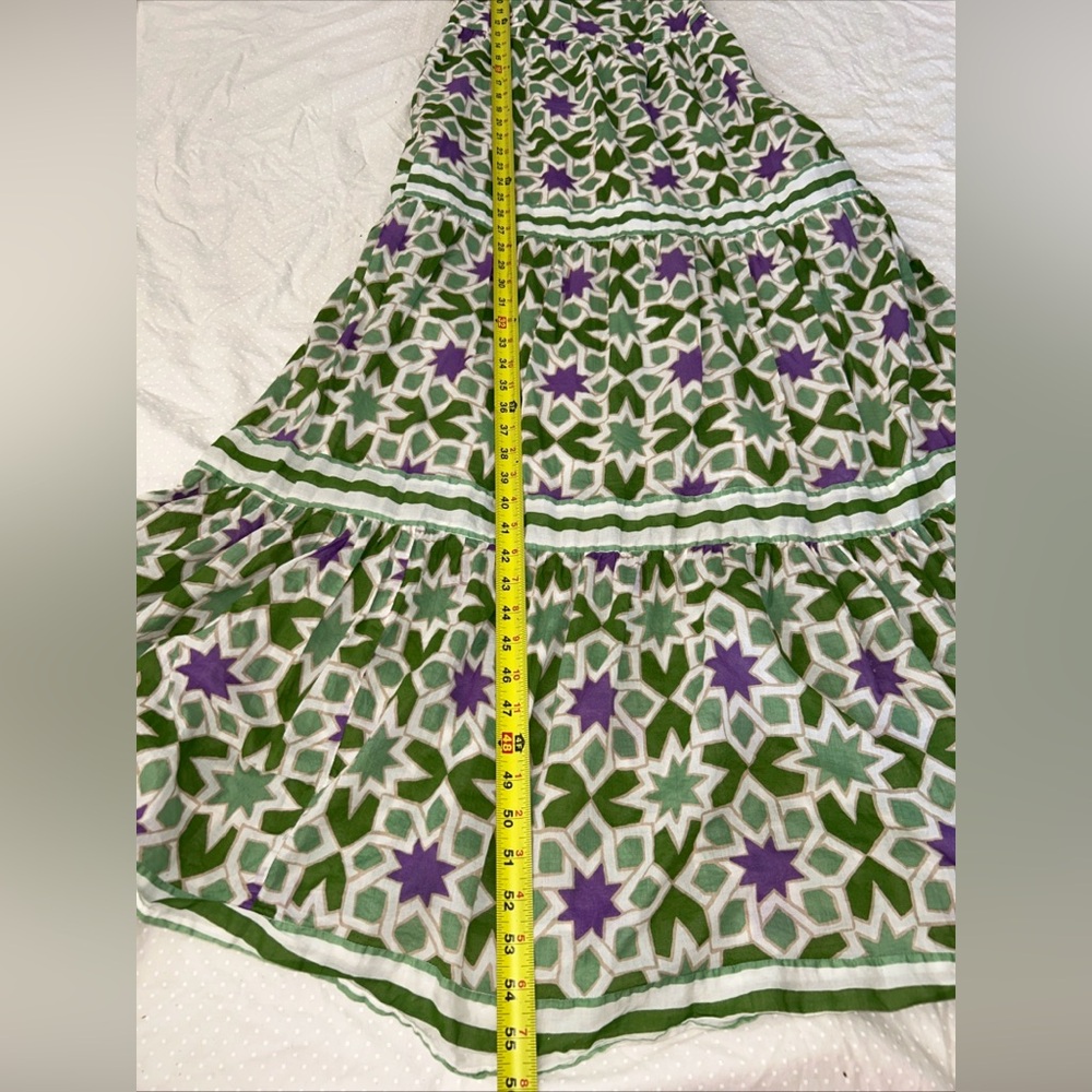 Banjanan Daniella maxi Dress Star Gazer Jade size medium colorful boho Festival - Picture 8 of 12